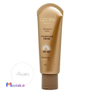 کرم ضدآفتاب بدون رنگ و فاقد چربی SPF50 لدورا 100 میلی لیتر