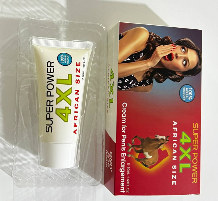 کرم حجم دهنده Super Power 4XL | خرید کرم گیاهی افزایش سایز با اثرگذاری ماندگار